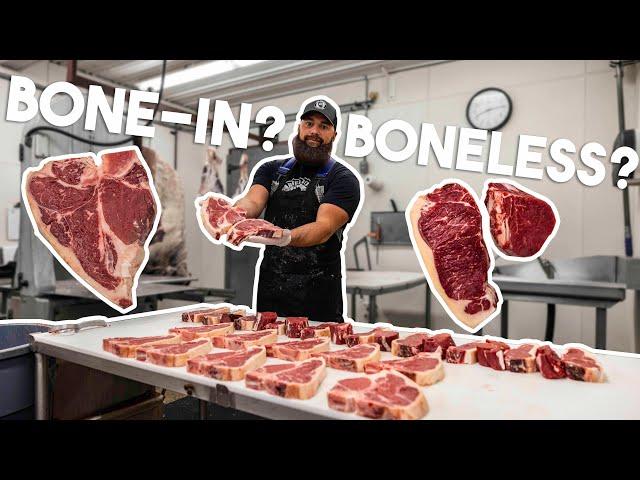 Bone in vs Boneless Steaks (How to be a Steak Expert) The Bearded Butchers