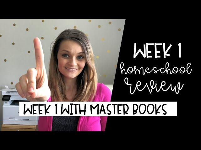 Master Books Week 1 Review | How to Homeschool