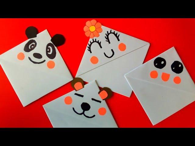 SEPARADORES Kawaii  o Marcapaginas para LIBROS / Origami facil - DIY Manualidades