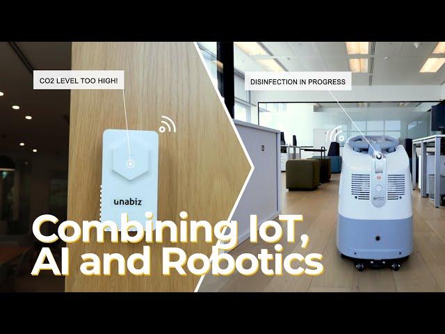 Smart Facility Management brings IoT, AI & Robotics together w/ SoftBank Robotics, Infogrid & UnaBiz