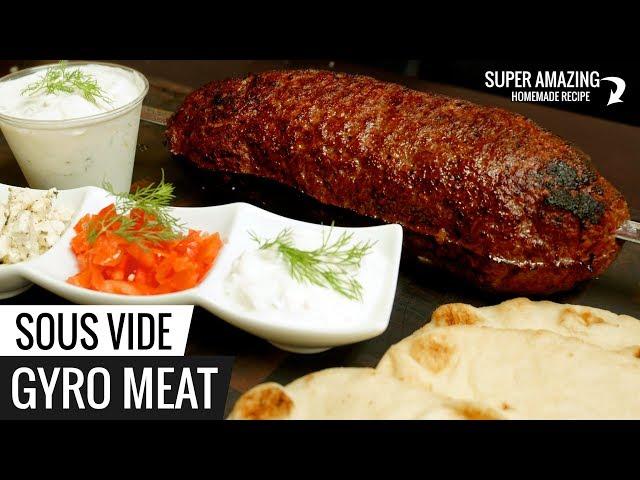 Sous Vide GYRO MEAT - Homemade Gyro Meat Recipe & Tzatziki Sauce!