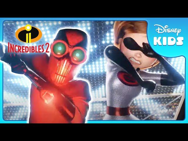  Can Elastigirl Stop The Screenslaver? | Incredibles 2 | Disney Kids