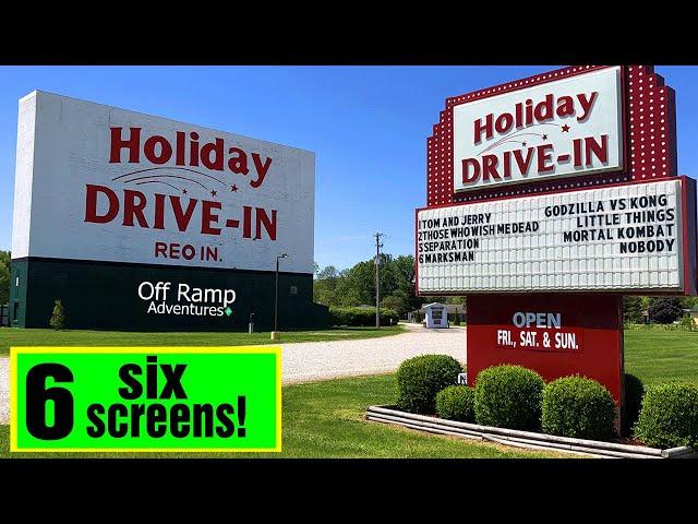 Awesome Park-like SIX SCREEN Drive-In Movie Theater Experience