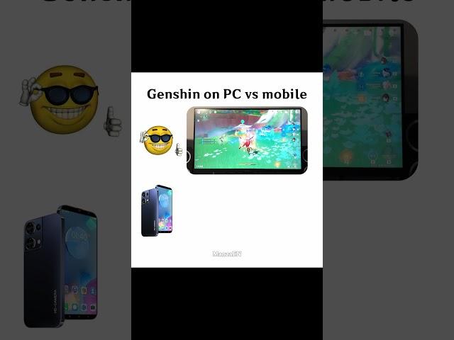 Genshin Mobile vs PC be like...