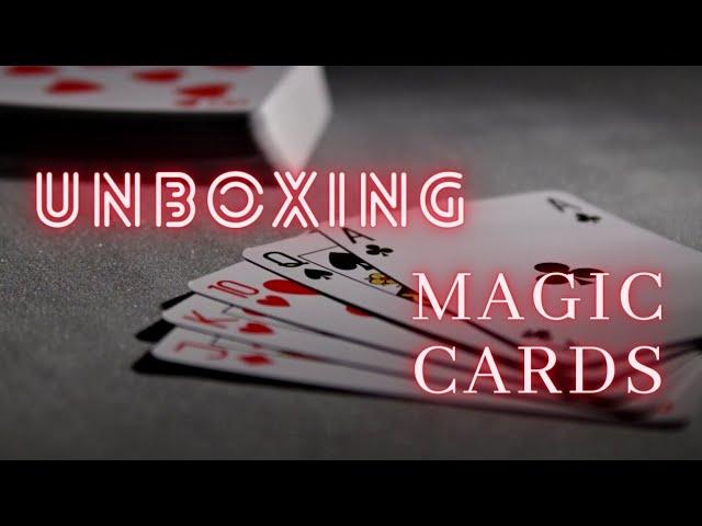 Unboxing of magic playing cards ordered by flipkart || first unboxing || patil cards || magic cards