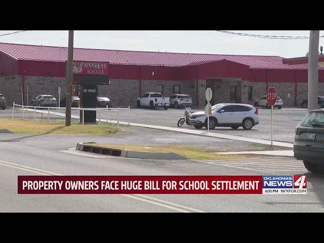 Property owners face huge bill for school settlement