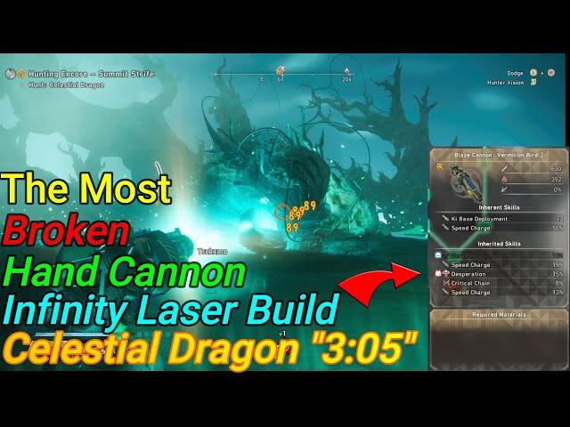 Wild Hearts The Most Broken Hand Cannon Infinity Laser Build "Celestial Dragon "3:05" ( Solo )