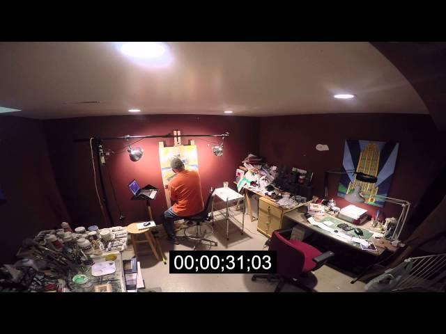 Studio Cam 1 -Chris Erskine Urban Landscape Artist