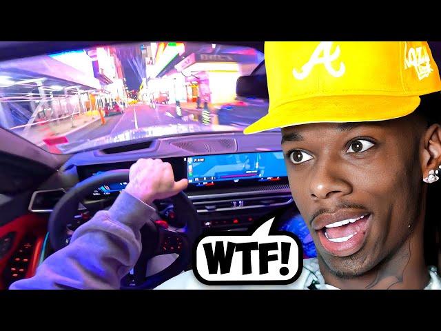 Quan Reacts To DRIFTING In NYC Times Square.. (Squeeze Benz)