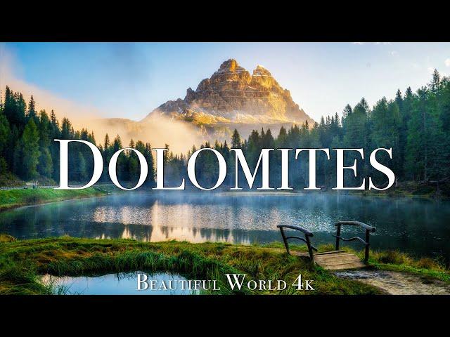 Dolomites 4K Meditation Relaxation Film - Healing Relaxing Music - Wonderful Nature