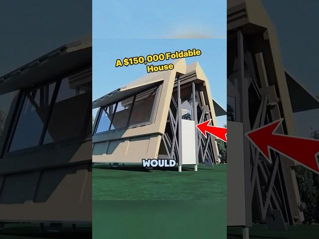 A $150000 foldable house #knowledge #facts #mechanical #popular #invention #world