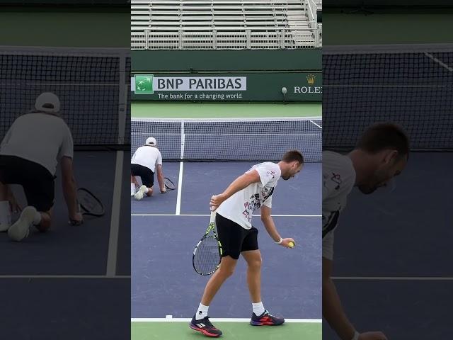 Michael Venus Serve indian Wells   #tennis #tennisserve #tennistraining