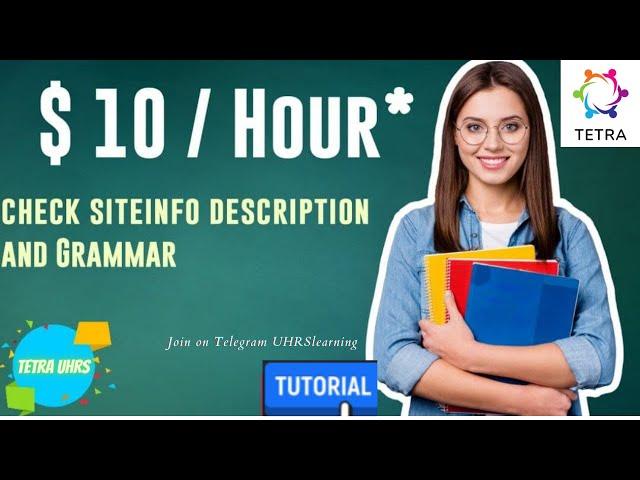 Check Siteinfo description format & Grammar Qualification tutorial by TETRA UHRS