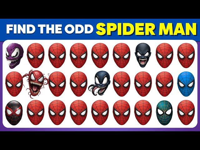 Find the ODD One Out - Marvel's Spider-Man 2 Game & Venom Edition 2024  Easy, Medium, Hard levels