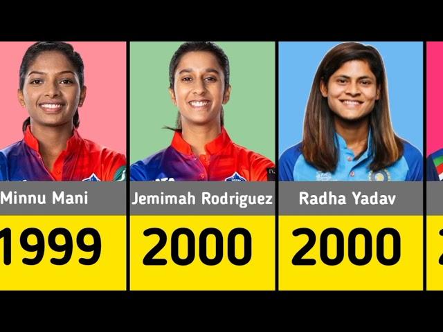 Indian Female Cricketer  Born In Every Year (1989 -  2004) |