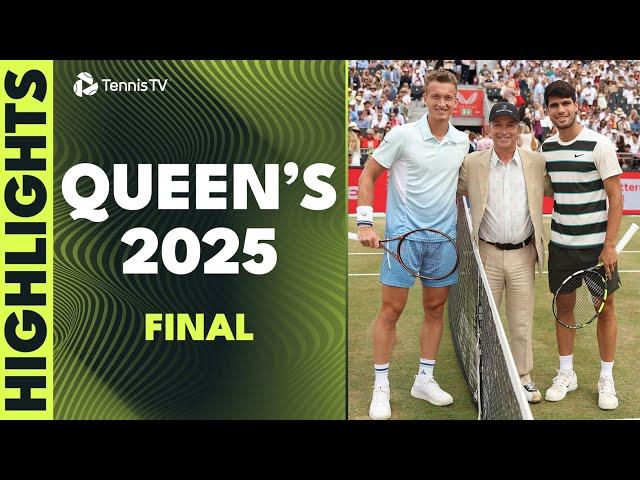 Carlos Alcaraz vs Jiri Lehecka For The Queen's Title!  | Queen's 2025 Final Highlights