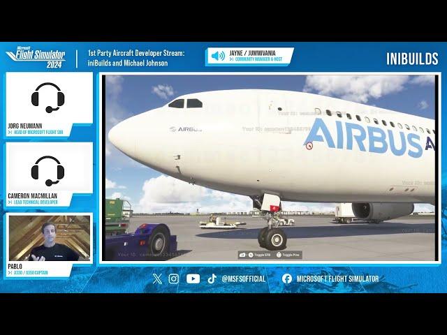 1st Party Aircraft Developer Stream - Mike Johnson, iniBuilds