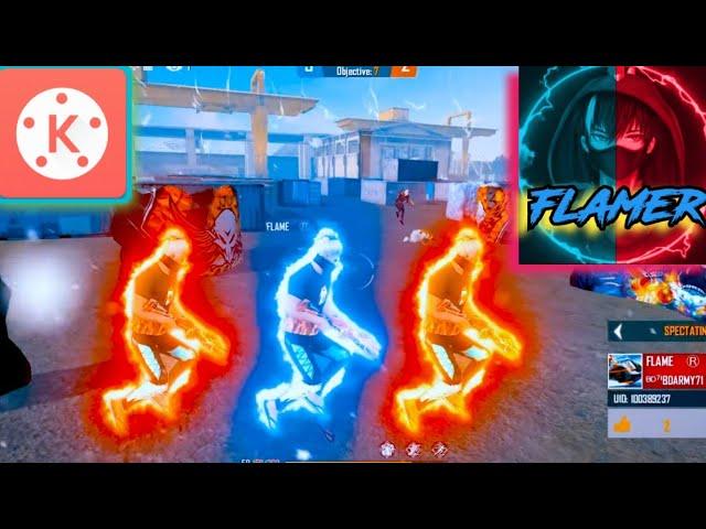 How to edit videos like Flame R free fire on android | edit montage like flame r ff | flamer editing