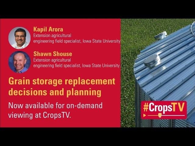 Grain storage replacement decisions and planning