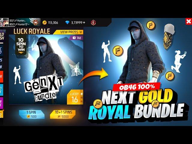 Next 100% Gold Royale Bundle Free Fire | New Event Free Fire Bangladesh Server | Free Fire New Event