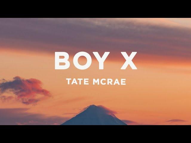 Tate McRae - boy x (Lyrics)