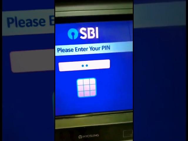 How to activate SBI debit card for online transaction in ATM machine # shorts