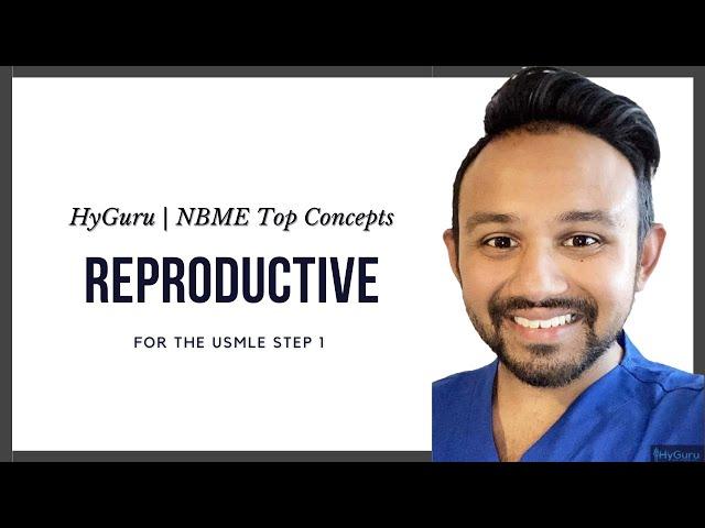 Top NBME Concepts - Reproductive (USMLE Step 1)