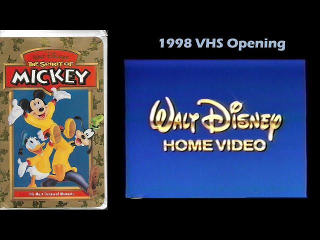 The Spirit of Mickey (1998 VHS Opening)