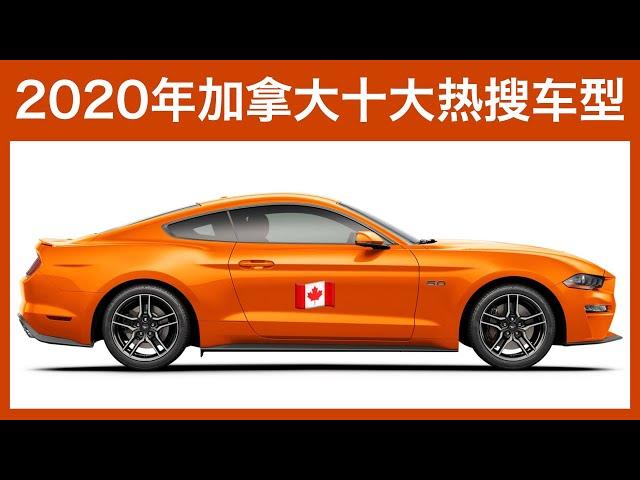 【北美买车参考】2020年加拿大十大热搜汽车排行榜