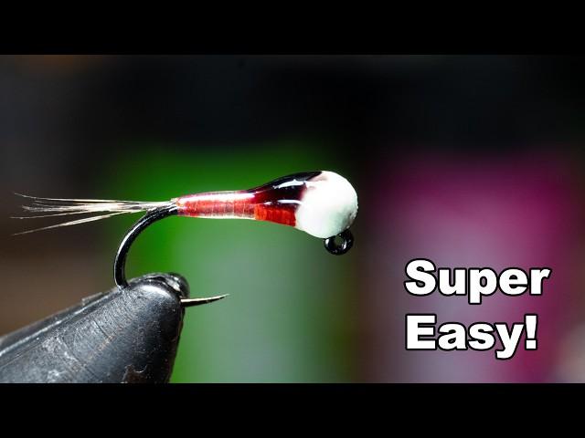 Perdigon Fly - Red Flash - fly tying tutorial - McFly Angler