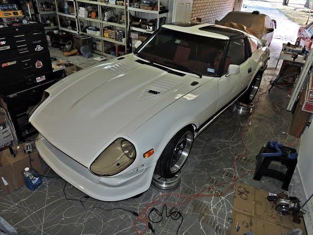 Slownrusty's 1983 Datsun 280ZX Turbo:  Carbon Fiber Hood Install - Part 2