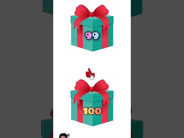 Choose your gift box #1millionview #10millionview #100millionview   #short #giftbox #varilvideo #100