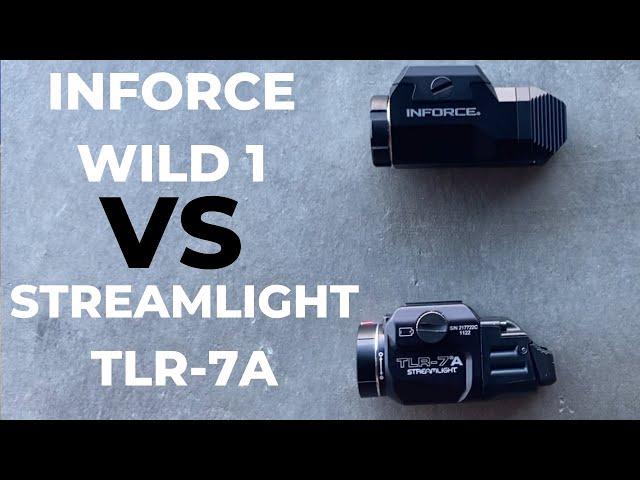 Review: Streamlight TLR-7 vs Inforce WILD1 (Battle of the "budget" pistol light)