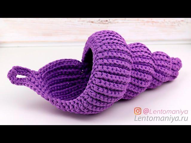 Knitting shell tutorial (English Subtitles)