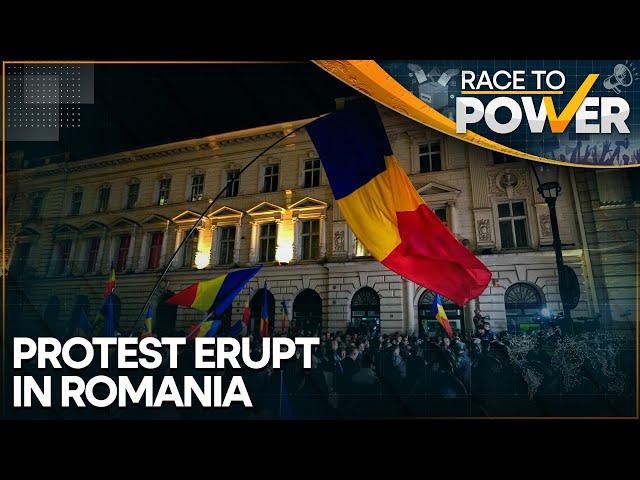 Protests Erupt As Romania Bars Pro-Russian Presidential Candidate | Race To Power | WION