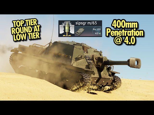 A 4.0 TANK WITH A TOP TIER SHELL - IKV 103 in War Thunder