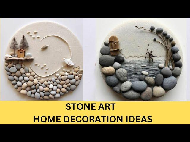 latest pebble Art  - Rock Sculptures 2023  - Stone Painting ideas 2023 - DIY home Crafts - Stone Art