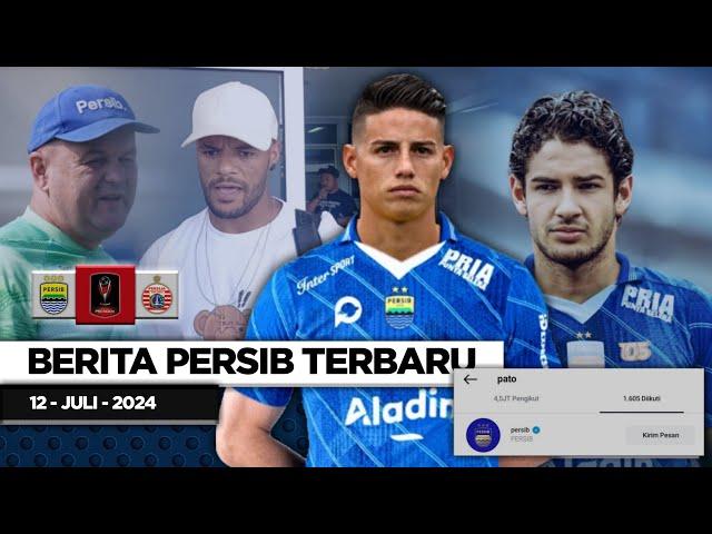 YES 7 KABAR GEMBIRA ‼️ Bukan Pato, James Rodriguez Kolombia Gabung Persib?  DDS & Bojan Kompak Gini