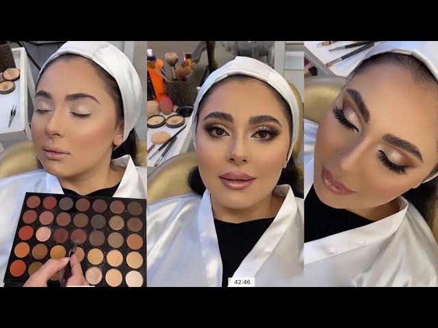 آموزش میکاپ گریم حرفه ای عروس | ژینوس دانیاری#bridalmakeup #makeup