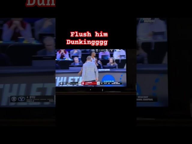 #NCAA #NCAATournament # #MarchMadness #dunk￼#Alabama #Flush