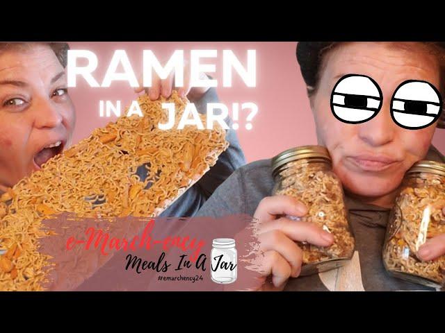 Delicious Vegan Ramen Recipe | Easy Meal in a Jar Tutorial #eMarchency24