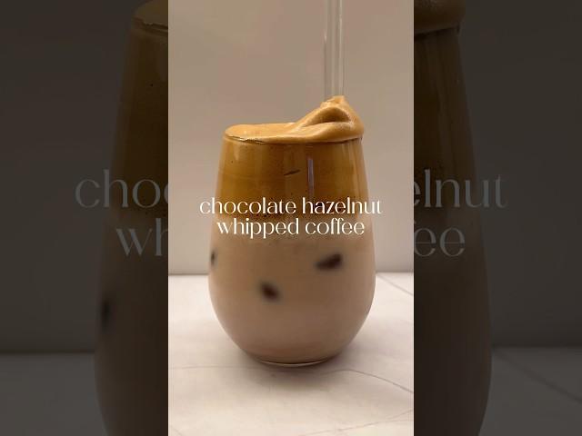 Chocolate hazelnut #coffee #coffeelover #coffeetime #coffeerecipe #icedcoffee #latte #homecafe