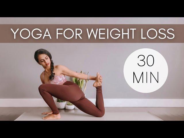 30 min Yoga for Weight Loss | Fat Burning Workout | At - Home