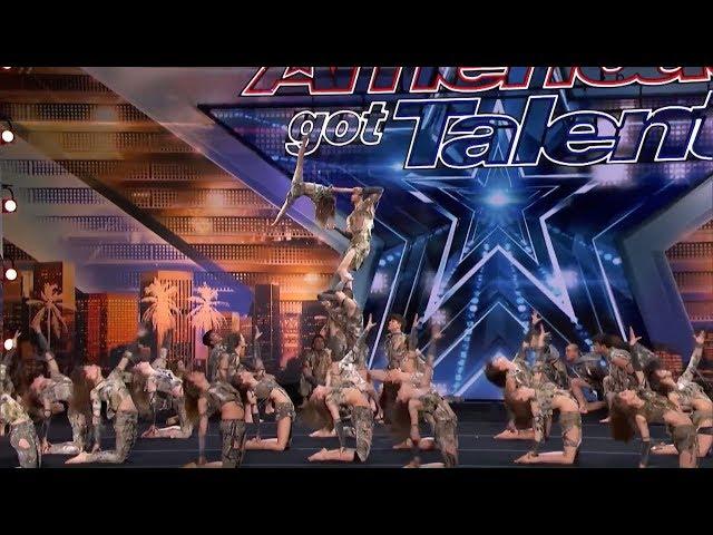 ZURCORAH Aerial Dance Group GOLDEN BUZZER America's Got Talent 2018