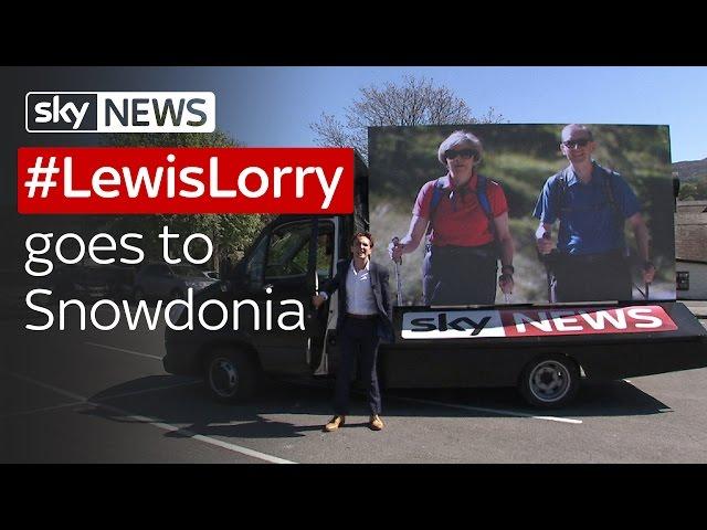 Lewis Lorry in Snowdonia