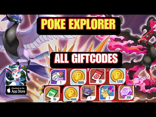 Poke Explorer & All 6 Giftcodes | 6 Free Codes Poke Explorer - How to Redeem