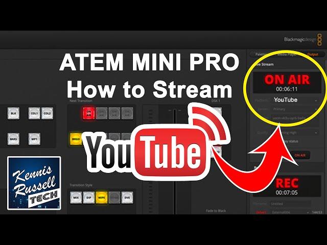 ATEM Mini Pro | How to Stream to YouTube Tutorial