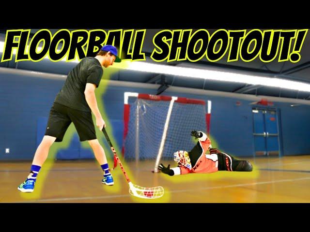 PAVEL BARBER VS. KANE VAN GATE [Floorball+ Shootout Challenge]