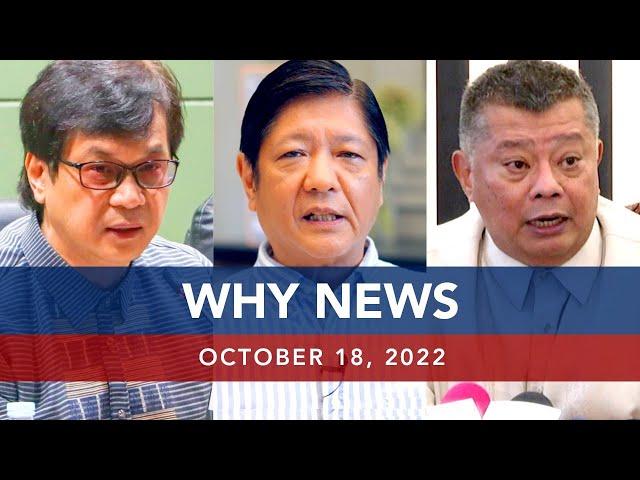 UNTV: Why News | October 18, 2022