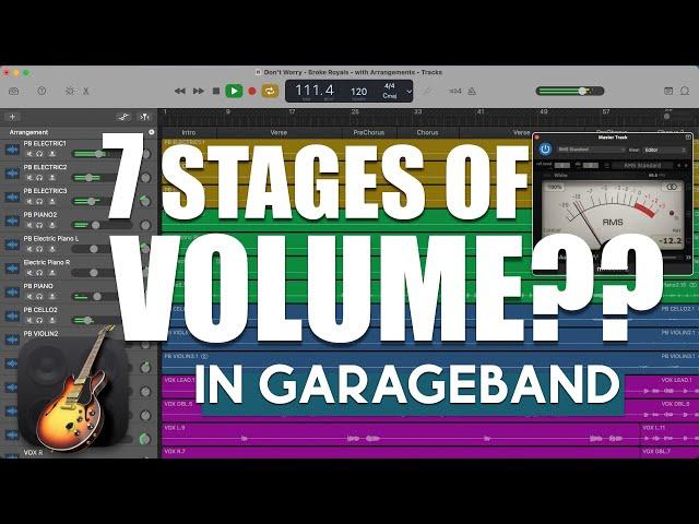 The 7 Stages of Volume in GarageBand